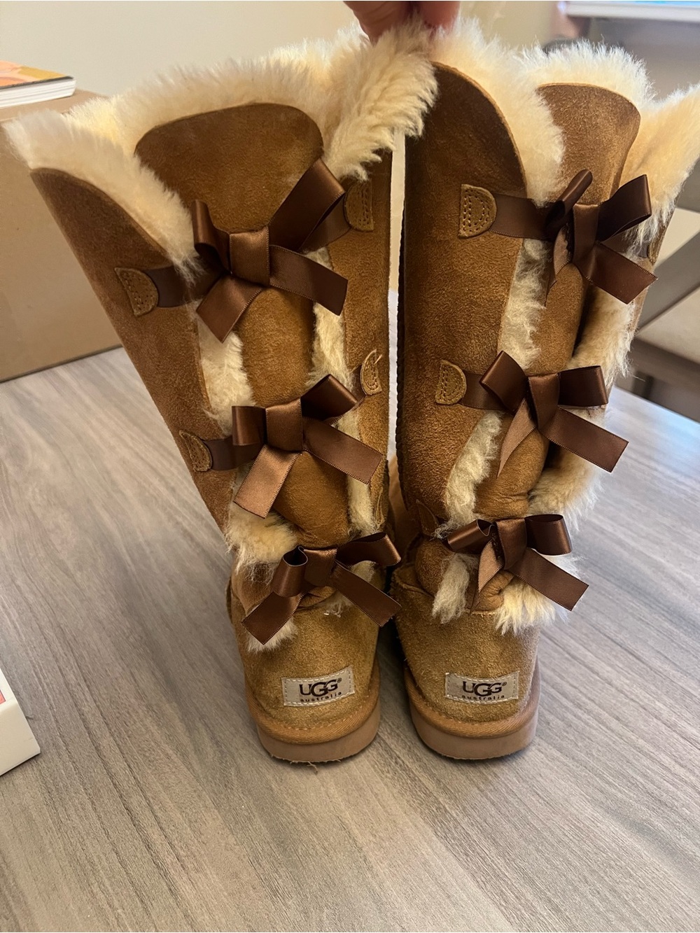 UGG Woman's Bailey Bow Tall Boots - Picture 2 of 11